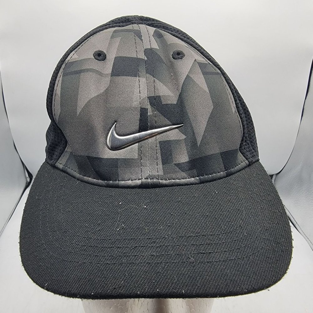 Nike True Kids 4-7 Black Gray Hat Cap Athletic Adjustable Casual Outdoors